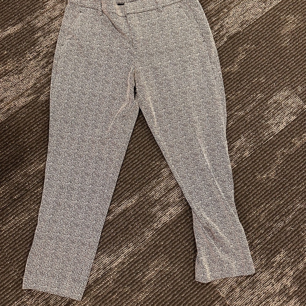 Liverpool Gray Patterned Trousers